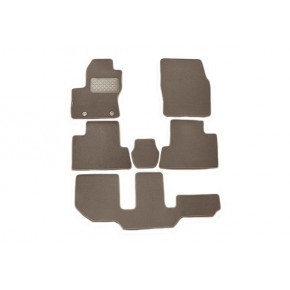 Комплект ковриков в салон (6 шт) текстиль бежевые (универсал) Ford C-Max / Grand C-Max