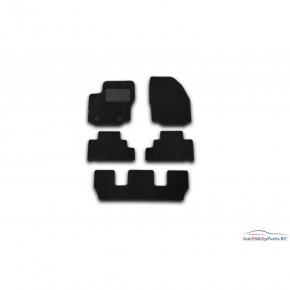 Комплект ковриков в салон (5 шт) текстиль серые (минивэн) Ford Gallaxy