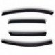 Комплект дефлекторов на окна 4 шт темные хэтчбек Geely Emgrand