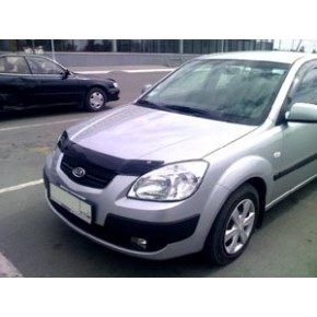 Дефлектор капота темный KIA Rio - 2 поколение