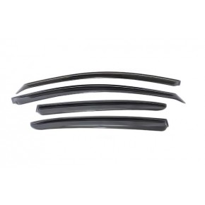 Комплект дефлекторов на окна 4 шт (хэтчбэк) KIA Rio - 2 поколение