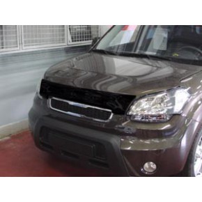 Дефлектор капота темный KIA Soul