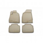 Комплект ковриков в салон (4 шт) полиуретан бежевые Lexus GS300 / 430