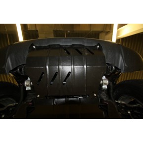 Защита радиатора + крепеж 3,0 бензин 2,5 дизель акпп Mitsubishi Pajero Sport - 1 поколение