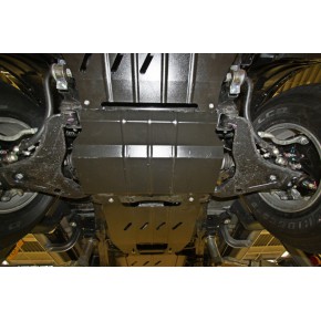 Защита двигателя + крепеж 3,0 бензин 2,4 дизель акпп Mitsubishi Pajero Sport - 1 поколение