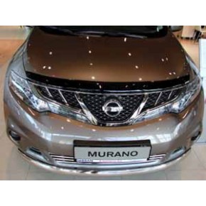 Дефлектор капота темный Nissan Murano - 2 поколение