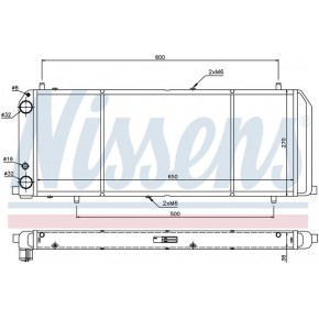 Радиатор охлаждения Audi 100 C3