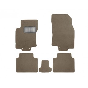 Комплект ковриков в салон (5 шт) текстиль бежевые Nissan X-TRAIL - 3 поколение