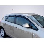 Комплект дефлекторов на окна 4 шт (хэтчбэк) Opel Astra J