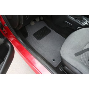 Комплект ковриков в салон (5 шт) текстиль (седан) / (хэтчбэк) Peugeot 206