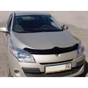 Дефлектор капота темный (хэтчбэк) Renault Megane - 3 поколение