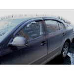 Комплект дефлекторов на окна 4 шт (хэтчбэк) Skoda Octavia - 2 поколение