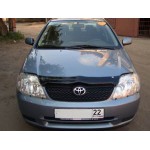 Дефлектор капота темный Toyota Corolla DE120 / ZE120 седан / универсал