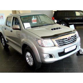 Дефлектор капота темный Toyota Hilux