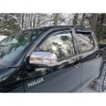 Комплект дефлекторов на окна 4 шт Toyota Hilux