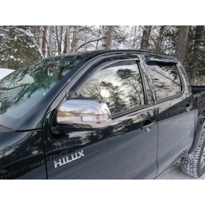 Комплект дефлекторов на окна 4 шт Toyota Hilux