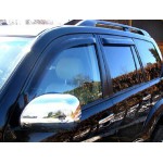 Комплект дефлекторов на окна 4 шт Toyota Land Cruiser Prado 120