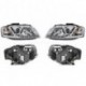 Тюнинг - комплект линзованных фар с led (светодиоды) хром Audi A3 8P