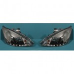 Тюнинг - комплект линзованных фар с led (светодиоды) черные Ford Focus - 1 поколение