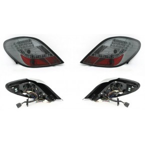 Тюнинг - комплект задних фонарей светодиодные тонированные Peugeot 207