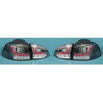 Тюнинг - комплект задних фонарей светодиодные черные Volkswagen Golf 6