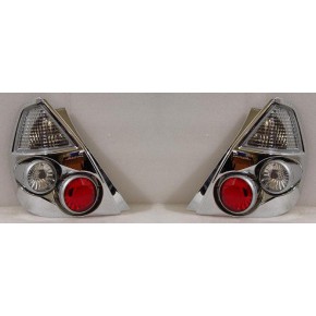 Тюнинг - комплект задних фонарей хром Honda Jazz / Fit