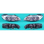 Тюнинг - комплект линзованных фар ангельские глаз с птф хром (седан) Mazda 6 - 1 поколение