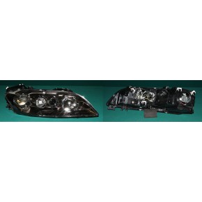 Фара правая с корректором без птф черная Mazda 6 - 1 поколение