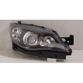 Фара правая линзованная под корректор универсальный черная Subaru Impreza