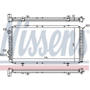 Радиатор охлаждения Fiat Ducato + Рос. Сборка