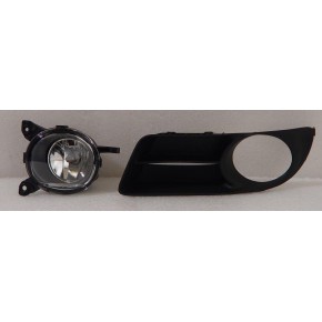 Противотуманная фара левая с рамкой евро Toyota Corolla DE120 / ZE120 седан / универсал