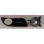 Противотуманная фара правая с рамкой евро Toyota Corolla DE120 / ZE120 седан / универсал