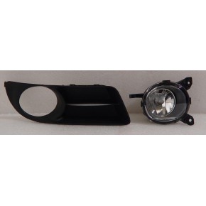 Противотуманная фара правая с рамкой евро Toyota Corolla DE120 / ZE120 седан / универсал
