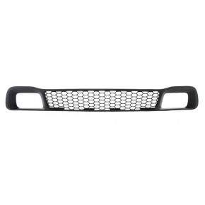 Решётка в передний бампер с отверстиями под птф Jeep Grand Cherokee - 4 поколение WK2