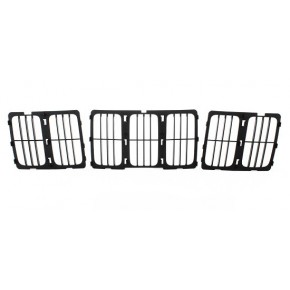 Решётка радиатора jeep внутрення часть с хром полосками (laredo/limited) Jeep Grand Cherokee - 4 поколение WK2