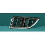 Решётка радиатора левая хром/черная Mitsubishi Galant - 9 поколение