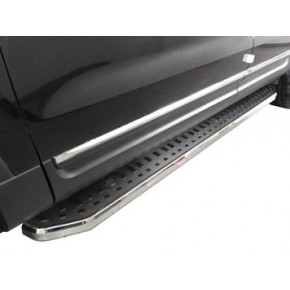 Порог - подножка л+п (комплект) алюминий Ford Explorer