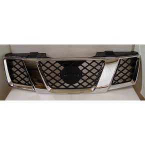 Решётка радиатора хром / черная Nissan Navara