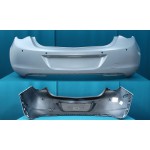 Бампер задний с отверстиями под парктроник грунт Opel Astra J