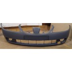 Бампер передний под раздельную решётку черный Nissan Almera N16
