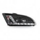 Тюнинг - комплект линзованных фар с led (светодиоды) внутри черные Ford Focus - 2 поколение