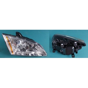 Фара правая линзованная ксенон хром Ford Focus - 2 поколение