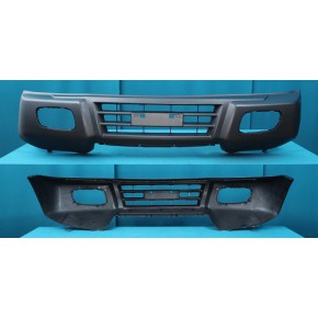 Бампер передний с отверстиями под птф Mitsubishi Pajero - 3 поколение