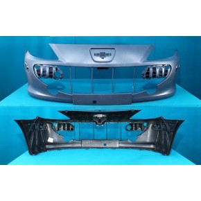 Бампер передний без хрома грунт Peugeot 307
