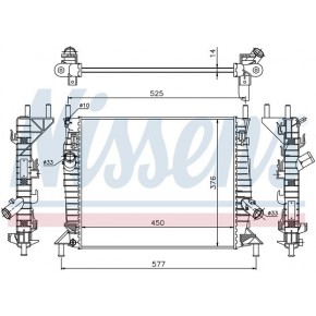 Радиатор охлаждения Ford Focus - 2 поколение