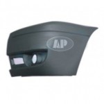 Бампер передний левая часть c отверстиями под птф Ford Transit Mark 7