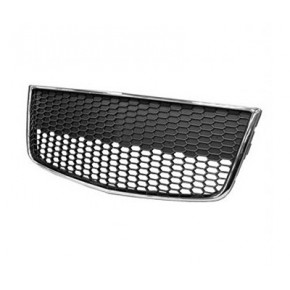 Решетка в бампер c хромом Chevrolet Aveo T255 хетчбек