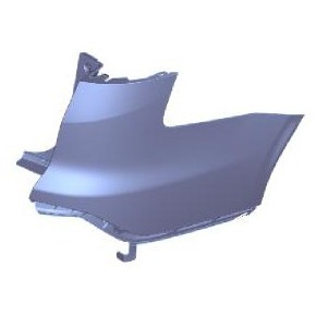 Боковина заднего бампера правая грунтованная (универсал) Ford Focus - 3 поколение