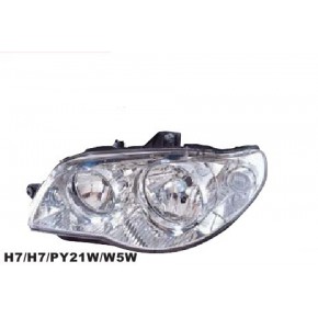 Фара левая хром механическая Fiat Albea / Palio