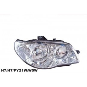 Фара правая хром механическая Fiat Albea / Palio